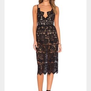 NWT For Love And Lemons Gianna Dress XS